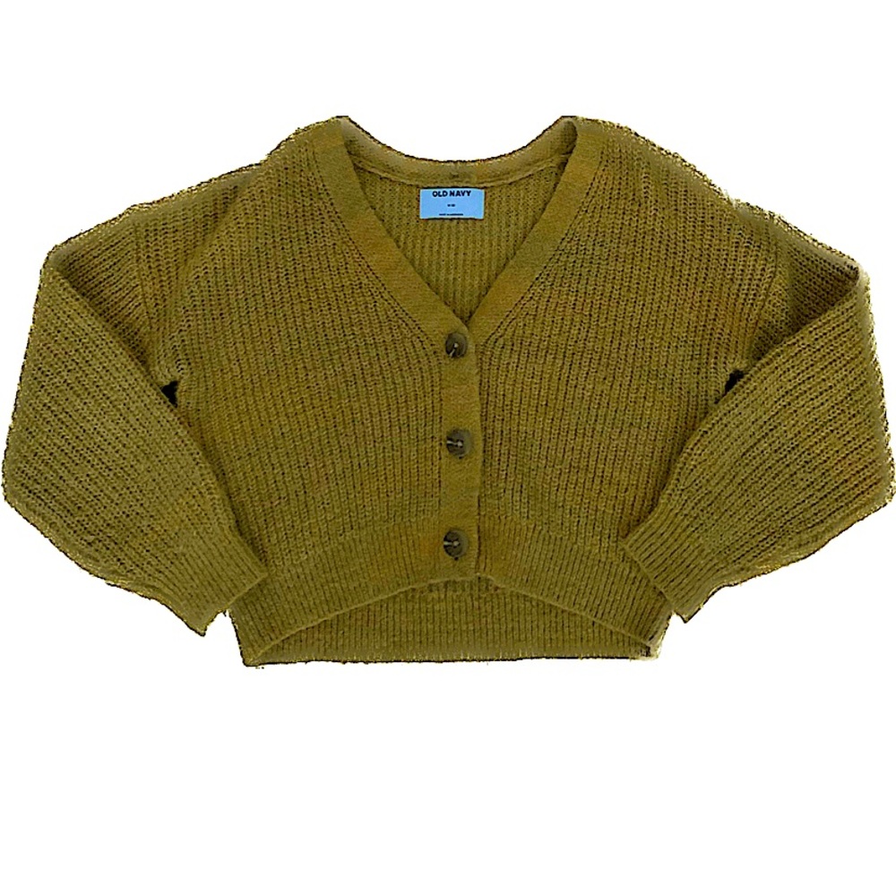 Old Navy Mustard Yellow Cardigan Size Medium (8)